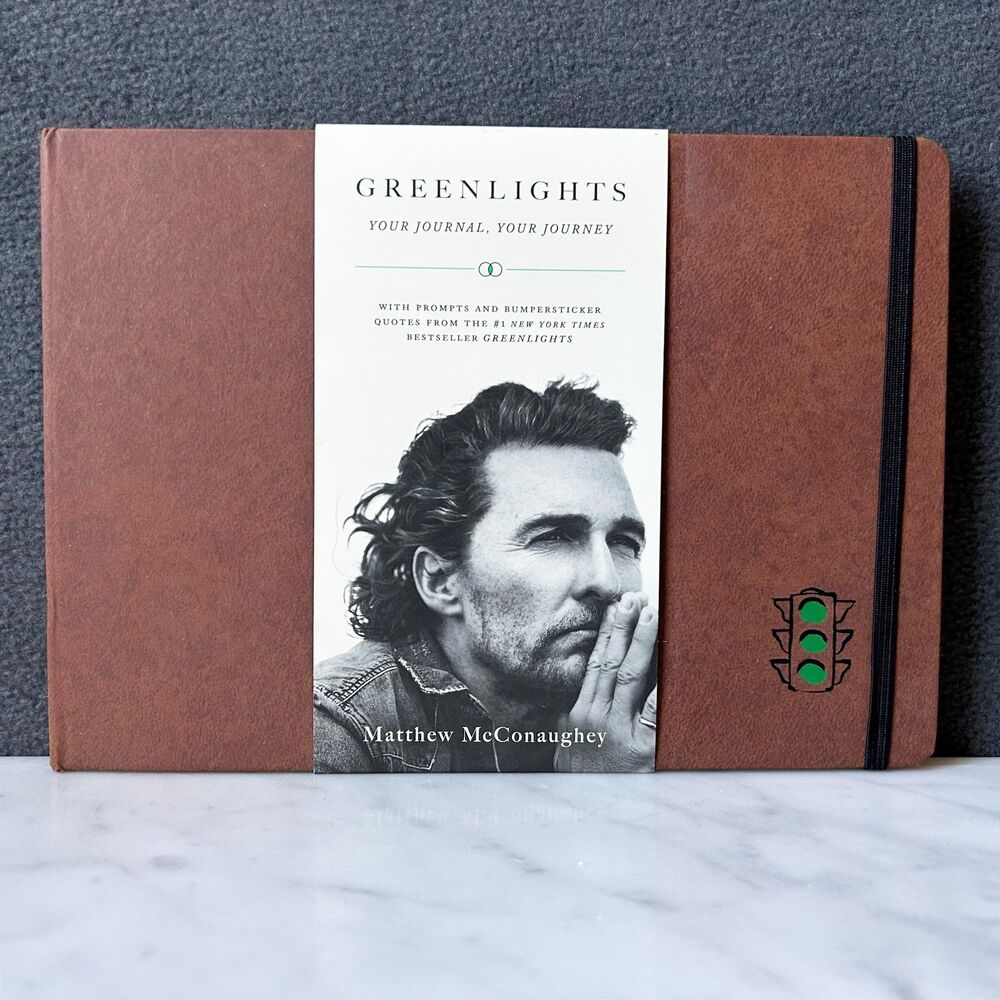 Greenlights Your Journal, Your Journey Matthew McConaughey Blank Journal-Prompts
